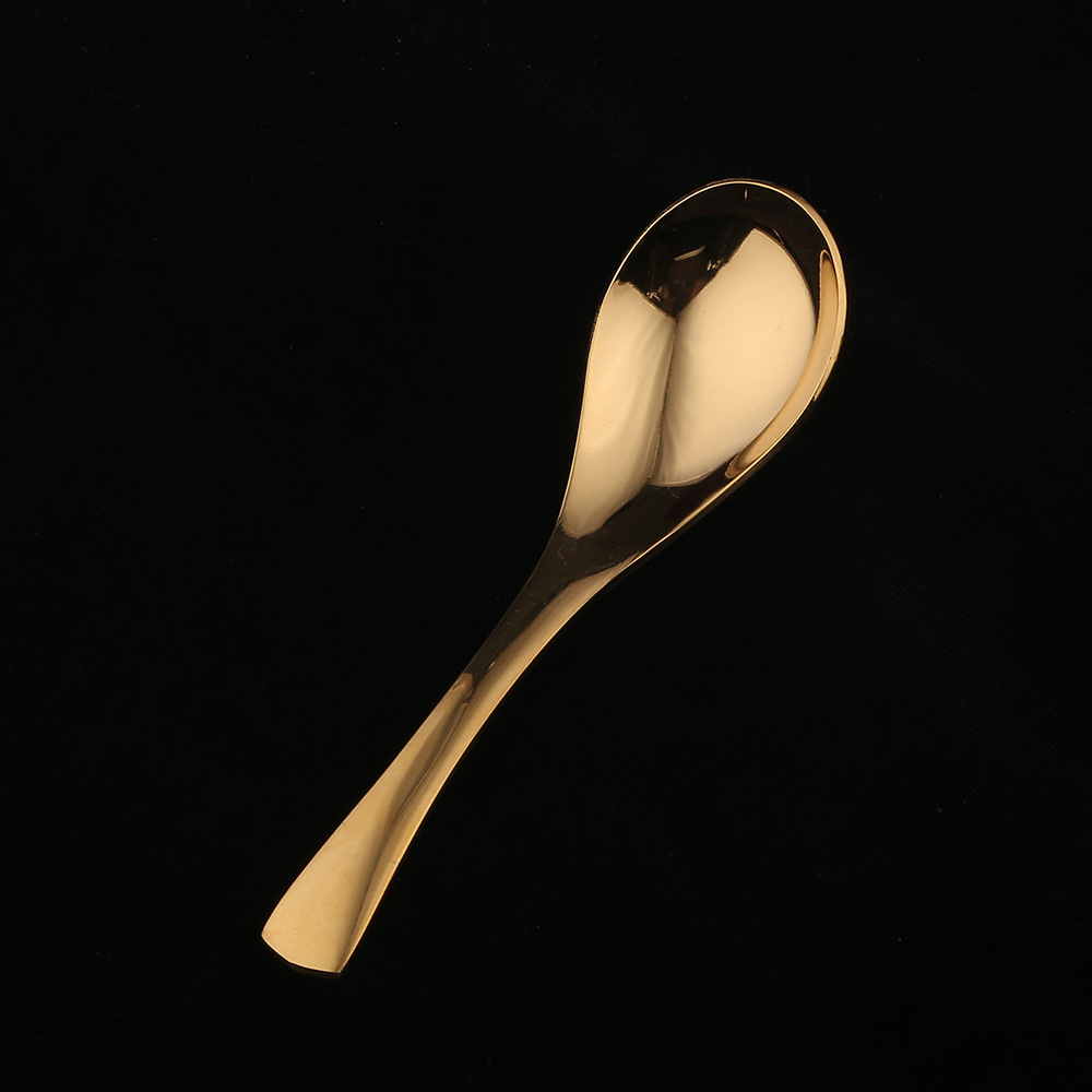 Cross-Border 304 Stainless Steel Earl Spoon Household Soup Spoon Children's Dessert Spoon Hotel Restaurant Spoon