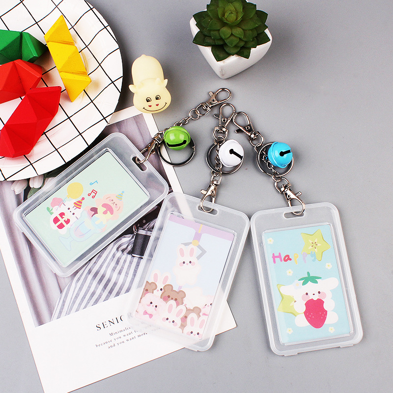 卡套可爱简约ins风学生饭卡套公交卡保护套证件套校园接送卡定制