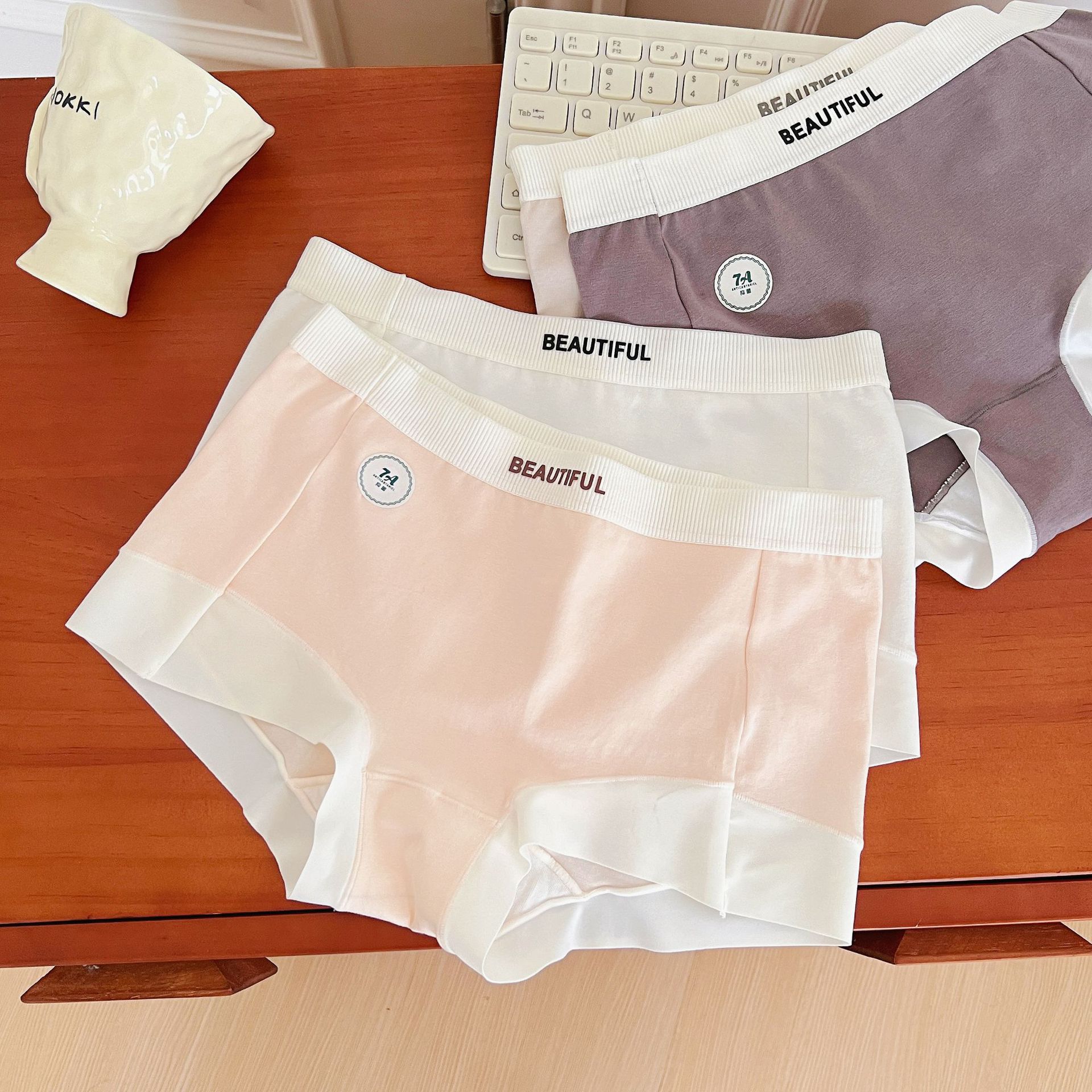 平角裤头纯棉女