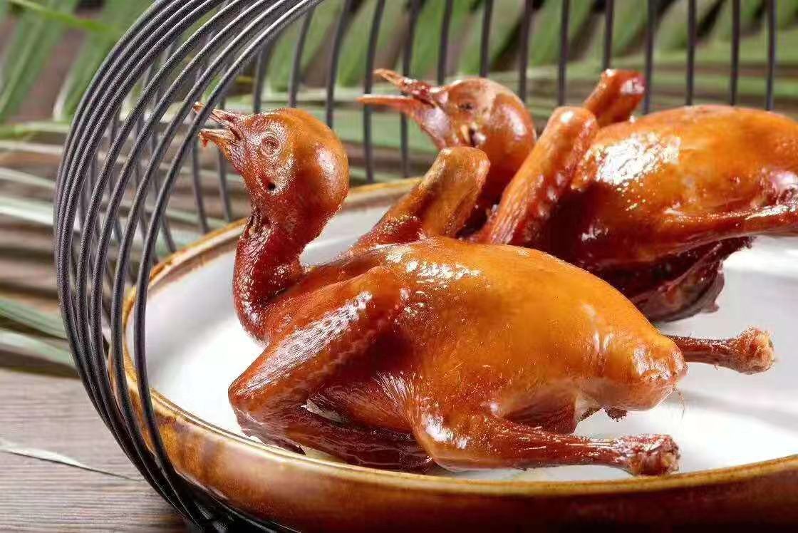 全国发货新鲜妙龄乳鸽 脆皮乳鸽 原材料石岐乳鸽杀好6--7两/只