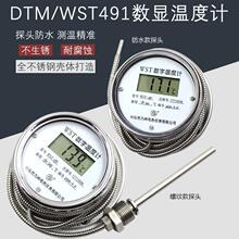 数显温度计WST/DTM491高精度酸碱温度表工业防水水温表高温测温表