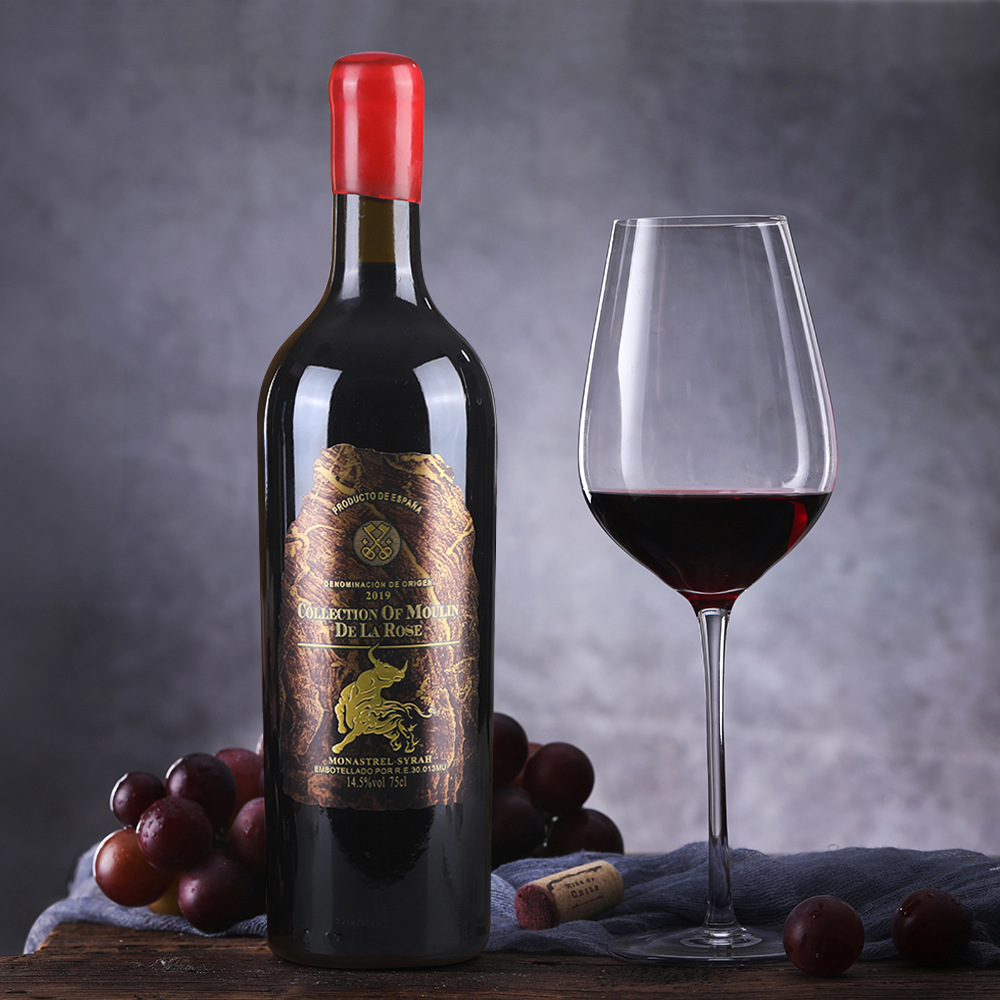5度西班牙原瓶进口红酒do级 重瓶西拉干红葡萄酒招商代理