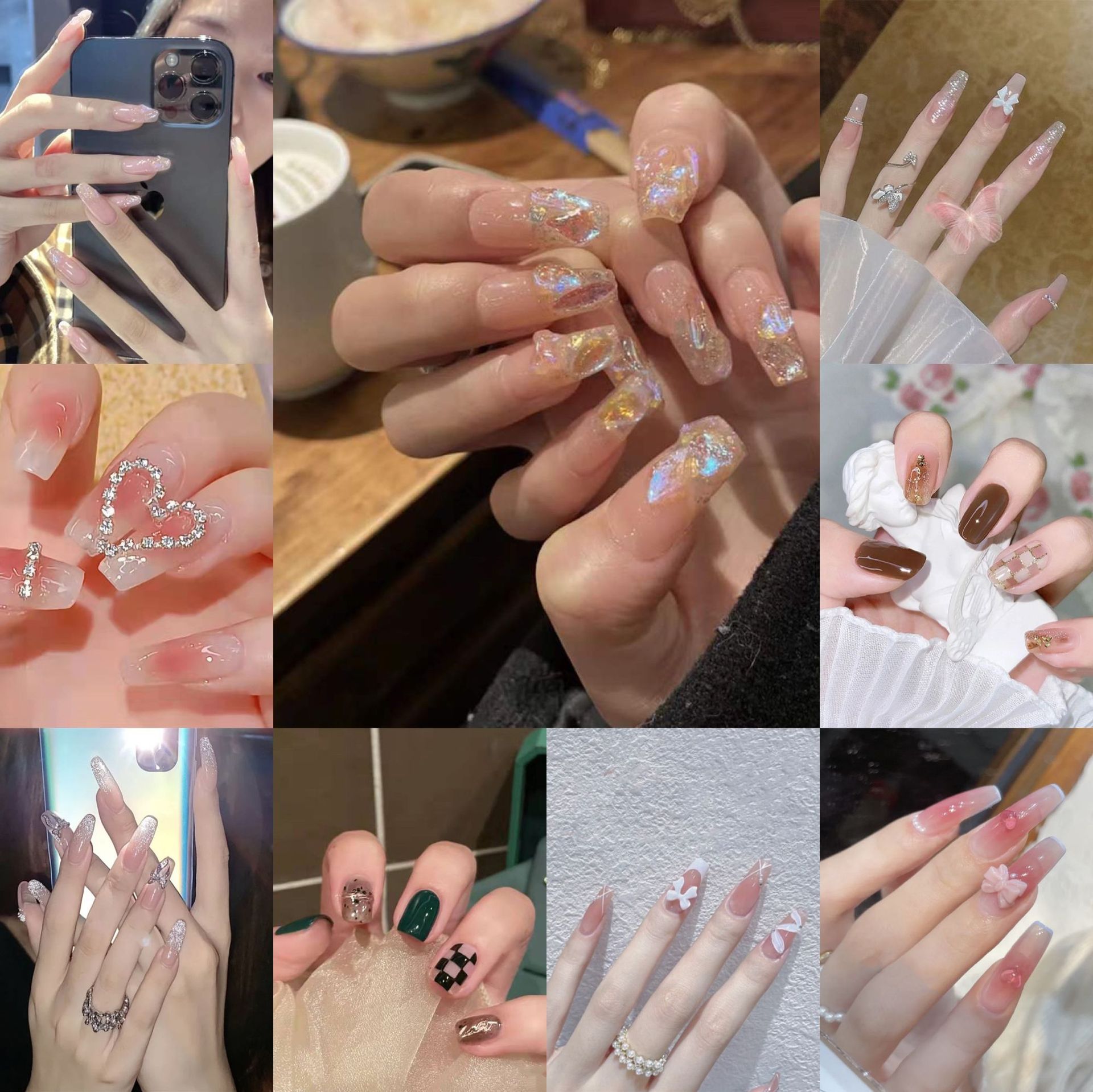 指甲贴片法式成品