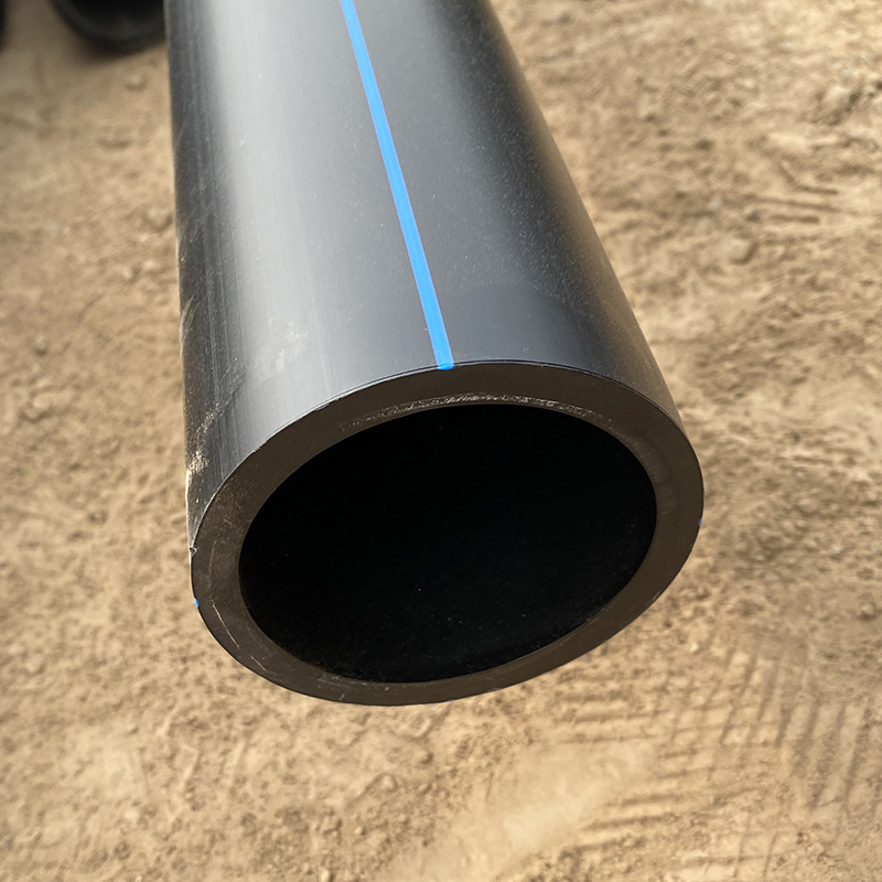 pe给水管农田灌溉管大口径pe管材pe管 供水管dn110 160 规格齐全