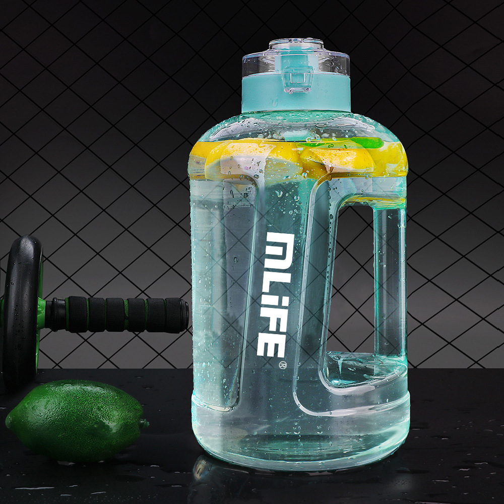 厂家定制1500ml水桶壶塑料健身水杯学生高颜值新款便携网红水壶