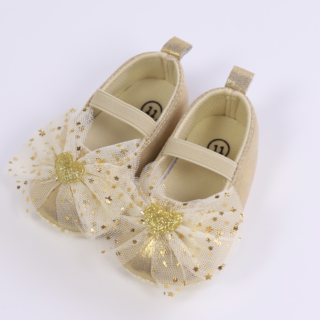 Princess Lace Shoes Little Princess Bowknot Baby Leisure Toddler Shoes New Baby Toddler Shoes in Stock