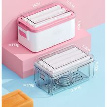 肥皂盒旅行肥皂起泡盒博生起泡器家用滚轮式免手搓香皂盒多功能跨