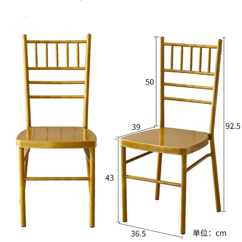 Bamboo Chair Castle Chair Napoleon Chairs Restaurant Ding Room Hotel Banquet Chair Outdoor Activities Wedding Ceremony Dining Chair