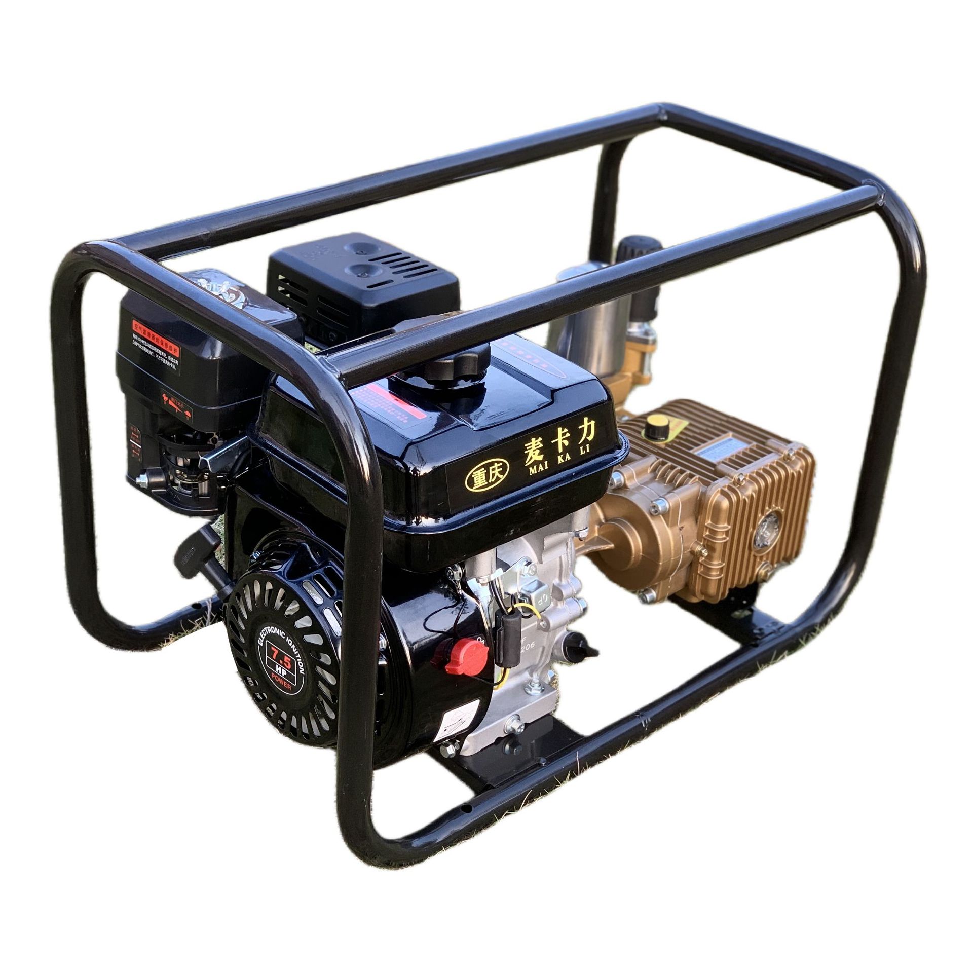 三缸柱塞泵连体高压农用喷洒雾机30汽油直联打药机器免加黄油