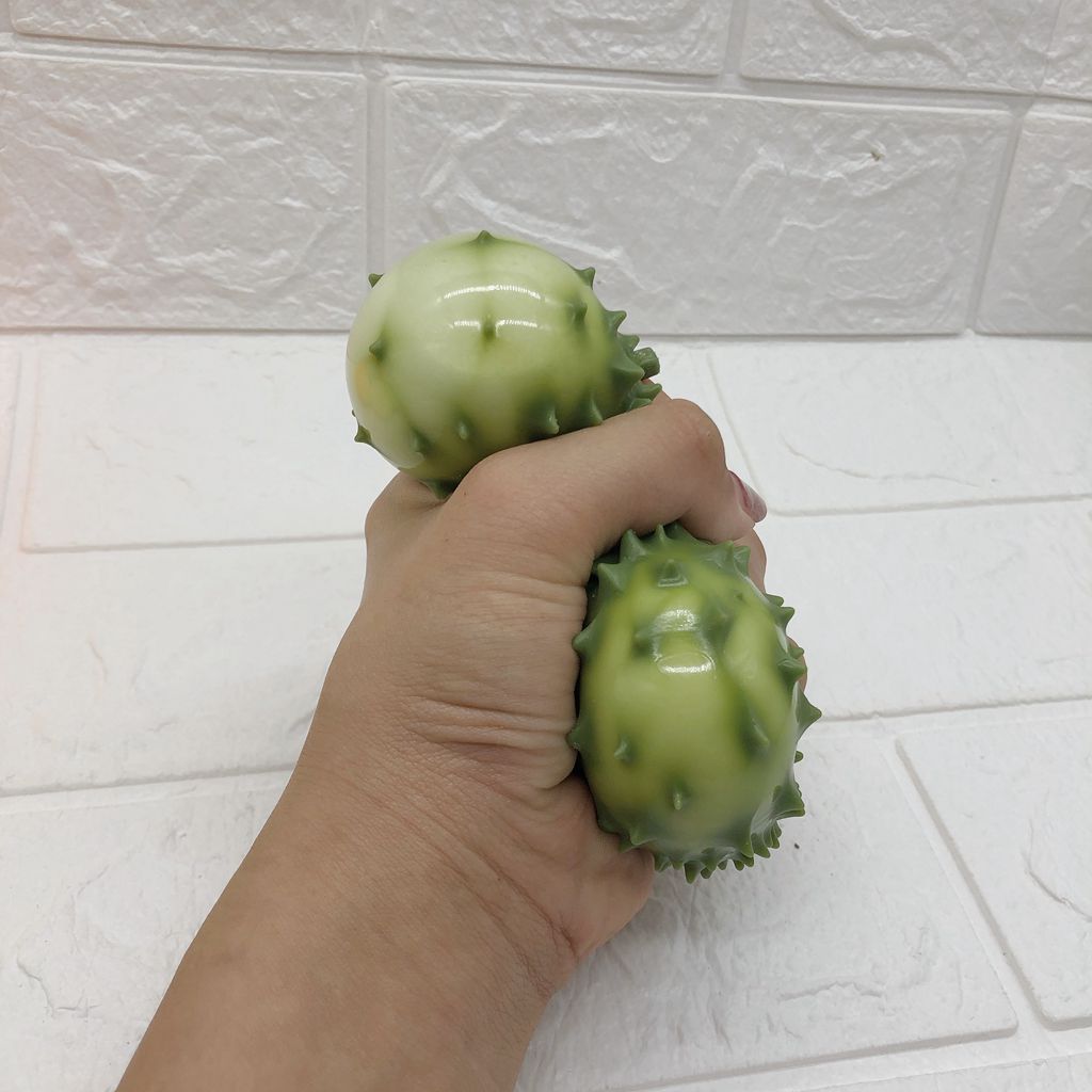 榴莲捏捏乐 带独立包装发泄球 儿童过家家食玩逼真好卖榴莲