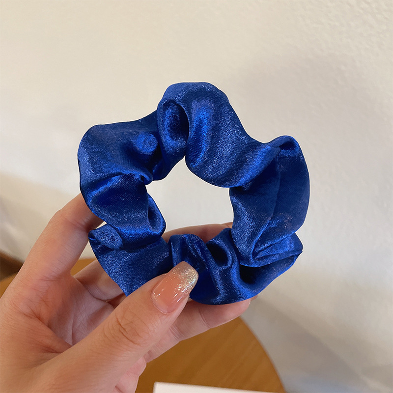 busan超显白克莱因蓝系头箍发夹发饰ins韩国蓝色发箍边夹2021新款