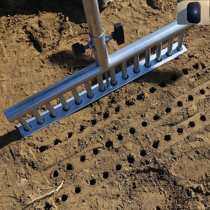 种葱栽葱栽苗器打眼大葱叉子自动打孔工具洋葱种菜移栽移苗器包邮