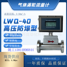 气体涡轮流量计不锈钢天然气计量仪表LWQ-80法兰连接DN25-DN200