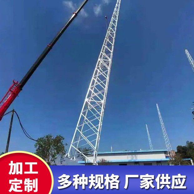 厂家钢结构避雷塔三角热镀锌圆钢避雷塔高层建筑独立避雷针塔