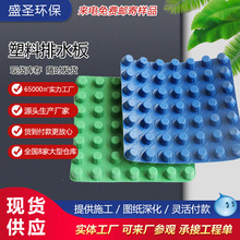 塑料排水板屋顶绿化地下室凹凸塑料排水板hdpe疏水防水滤水板厂家