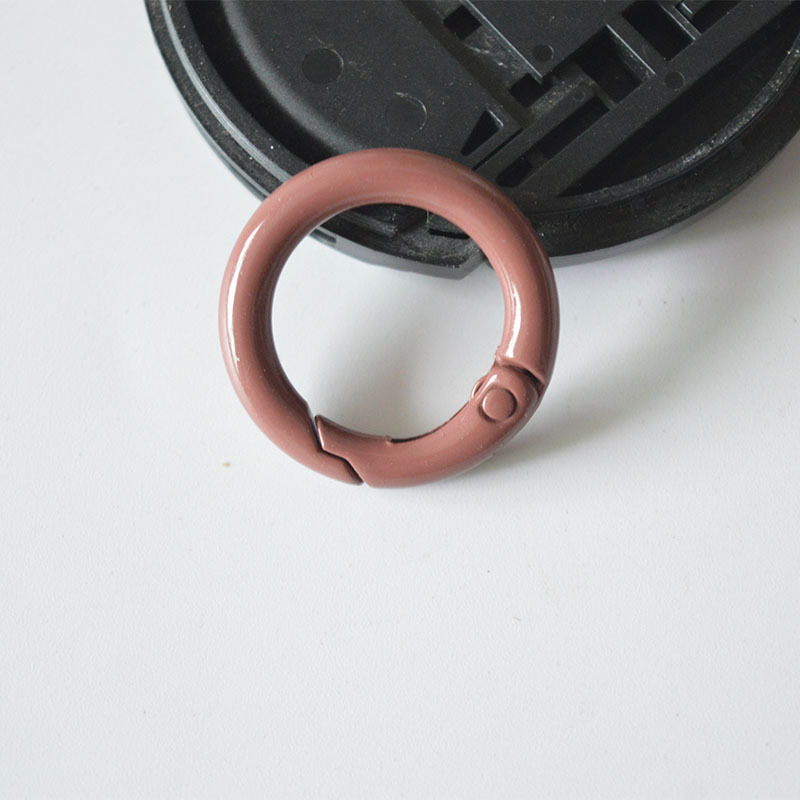 25mm/27mm烤漆彩色弹簧扣 装订书圈卡圈圆环 箱包玩具挂扣弹簧圈