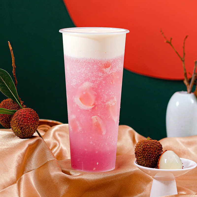 广禧荔枝汁1l商用果汁浓缩饮料霸气粉荔水果茶连锁奶茶店专用原料