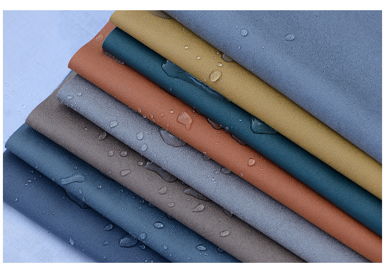 科技布面料 防水沙发布料 床头椅子沙发套仿皮烫金布面料厂家批发