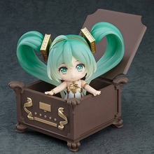 Q版 粘土人 初音 GSC 5周年 交响乐 八音盒 站姿 摆件 盒装手办