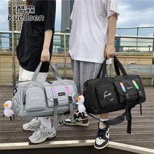 旅行包男行李包大容量健身包单肩斜挎运动包女防泼水出差手提包