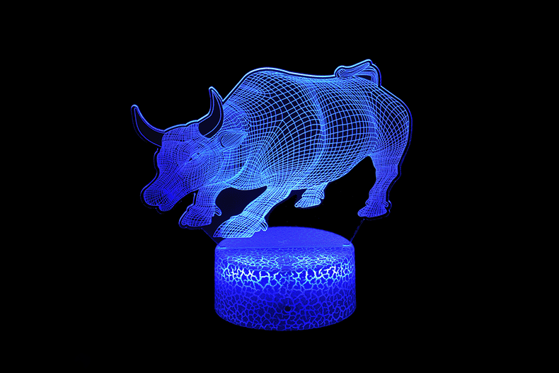 跨境供应3d小夜灯zero two进击的巨人日漫创意圣诞礼品 led彩灯