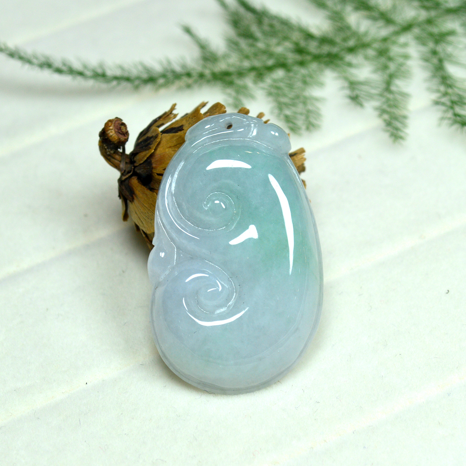 吉祥如意翡翠项链