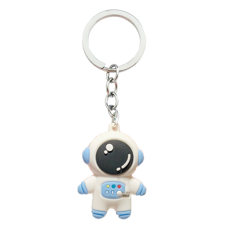 Creative Cartoon Astronaut Keychain Handbag Pendant Exquisite Car Key Chain Spaceman Student Promotional Gifts