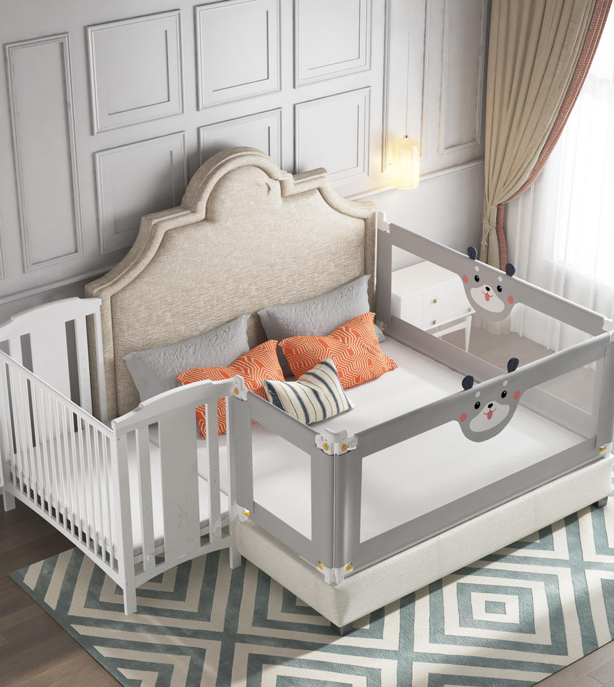 厂家供应专门定置-儿童安全床围栏 升降床护栏宝宝0.3-2.4米尺寸