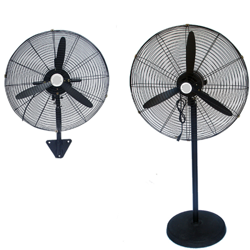 Industrial Fan High-Power Floor-Mounted Industrial Fan Factory Workshop Wall-Mounted Max Airflow Rate Shaking Head Wall-Mounted Fan