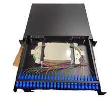 科杰24口光纤终端盒 SC双联48芯抽拉式光缆终端盒 光纤熔接盒ODF