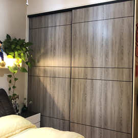 防木纹贴纸柜子波音软片衣柜子橱柜桌面门贴自粘旧家具翻新贴纸