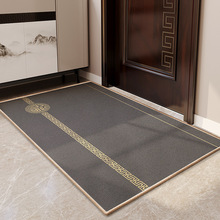 新中式门垫进户门口耐脏地毯家用进门入户门地垫门外感踩脚垫