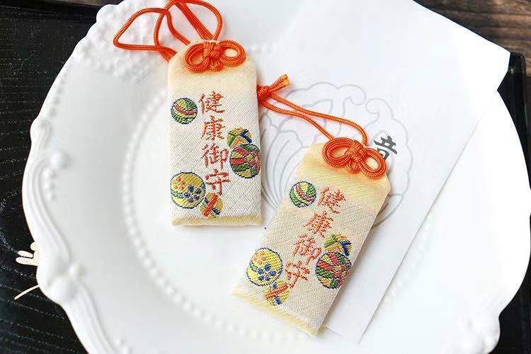 日本清水寺身体健康御守开光护身符健全凤凰守礼物 包挂件