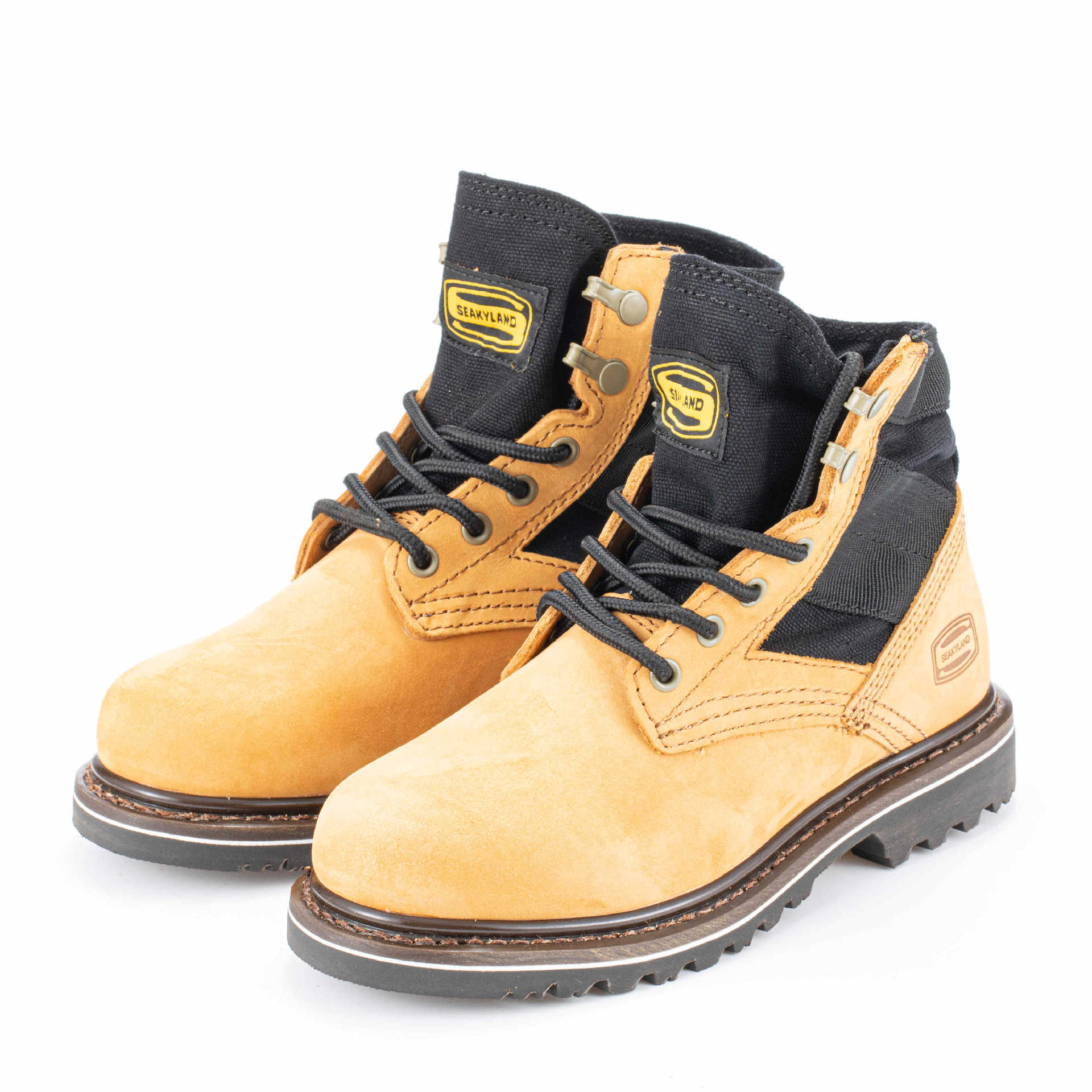 马丁靴男鞋cat鞋头层牛皮复古中帮男靴户外运动徒步登山马丁靴