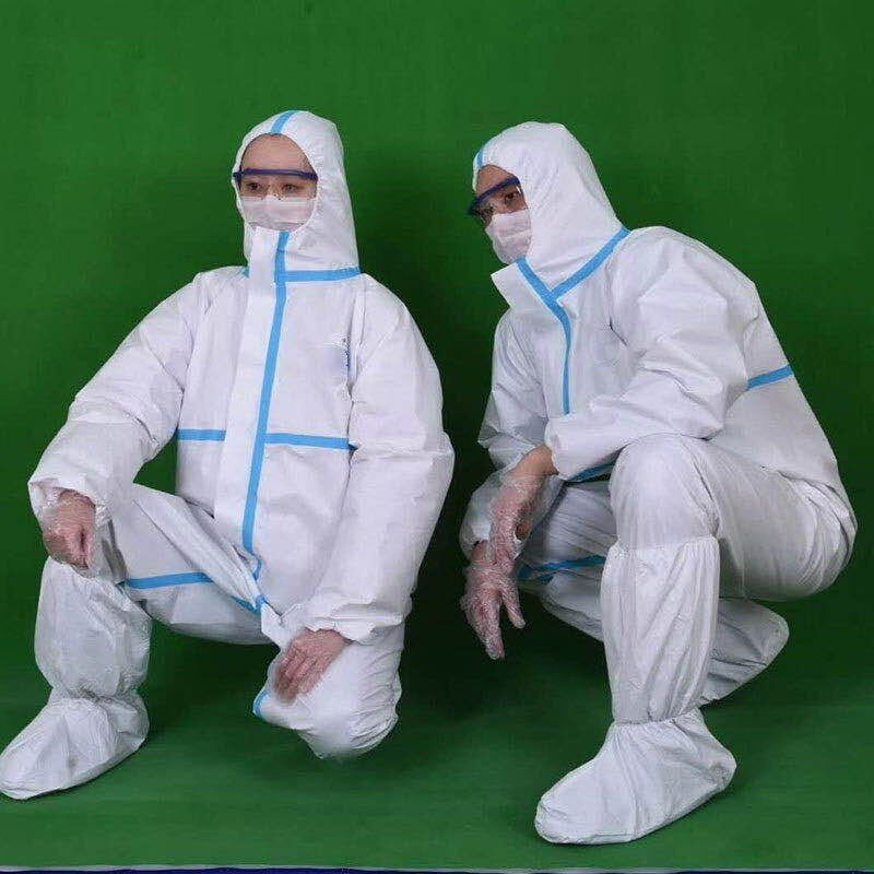 民用一次性防护服防尘服农药喷洒养殖场专用隔离衣连体服喷漆服装