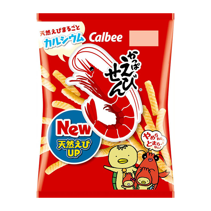 日本本土零食calbee卡乐比袋装香脆虾条85g-阿里巴巴