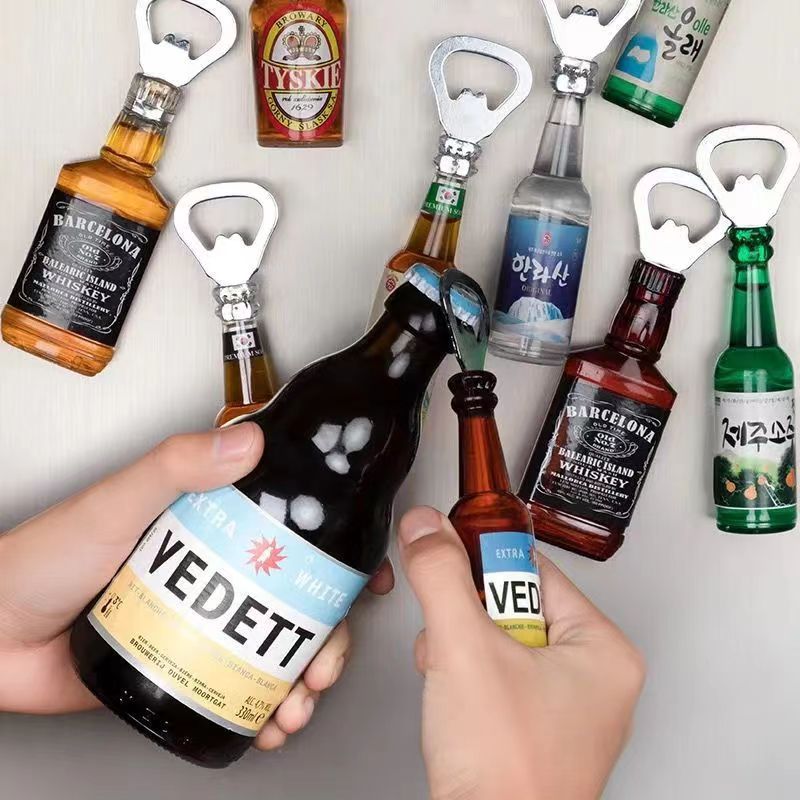 啤酒开瓶器家用啤酒开瓶器冰箱贴创意啤酒开瓶器冰箱磁铁啤酒起子