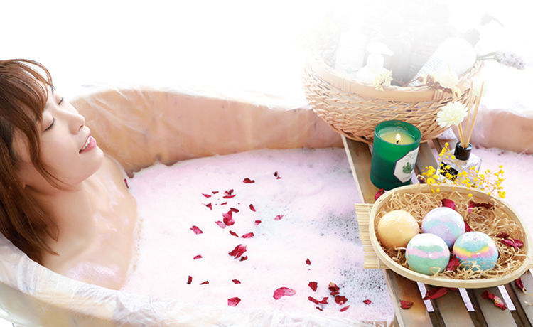 精油泡澡球李佳琦浴盐儿童泡泡浴泡脚球香体浴芭水疗spa用品