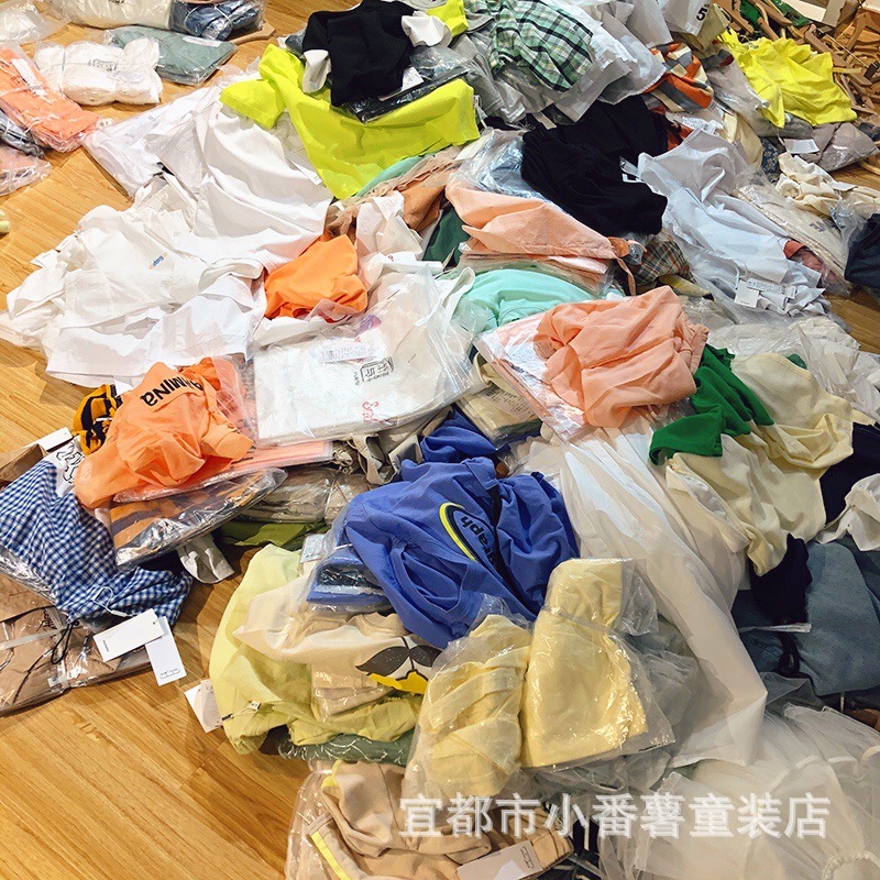 湖州织里童装尾货清仓品牌折扣童装杂款夜市地摊工厂批发一手货源