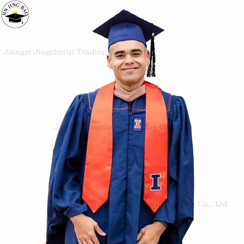 美国大学学士学位服硕士服表演拍博士袍毕业典礼礼服