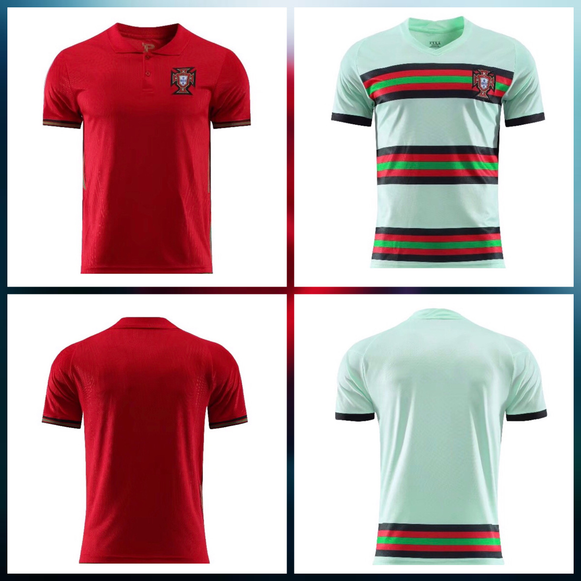 20-21葡萄牙球衣c罗7号主客场成人泰版单衣