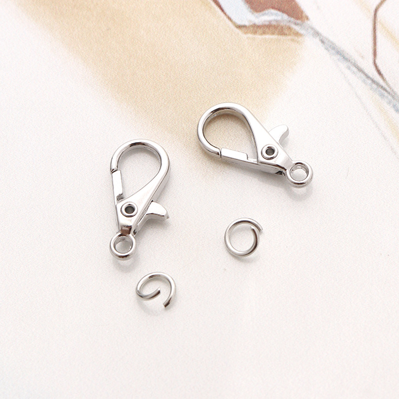 龙虾扣26mm银色鱼嘴扣钩扣手工diy毛绒服饰箱包饰品挂扣 厂家直销