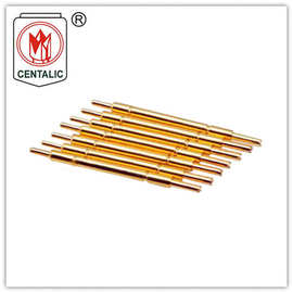 3mm伸缩弹簧针 双头镀金弹针 芯片测试探针