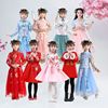 Hanfu girl Ultra cents ancient costume Chinese style children Princess Dress costume New Year&#39;s Day Jubilation Happy New Year Tang costume Autumn and winter