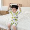 2021春夏新品儿童家居服男大童儿童睡衣薄款儿童空调服棉短袖套装|ms 2021春夏新品儿童家居服男大童儿童睡衣薄款儿童空调服棉短袖套装|ms