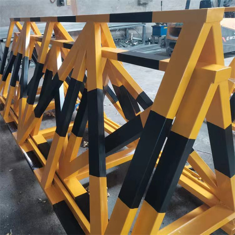 电动移动伸缩拒马 拒马护栏路障 挡车安全隔离栏 安装方便