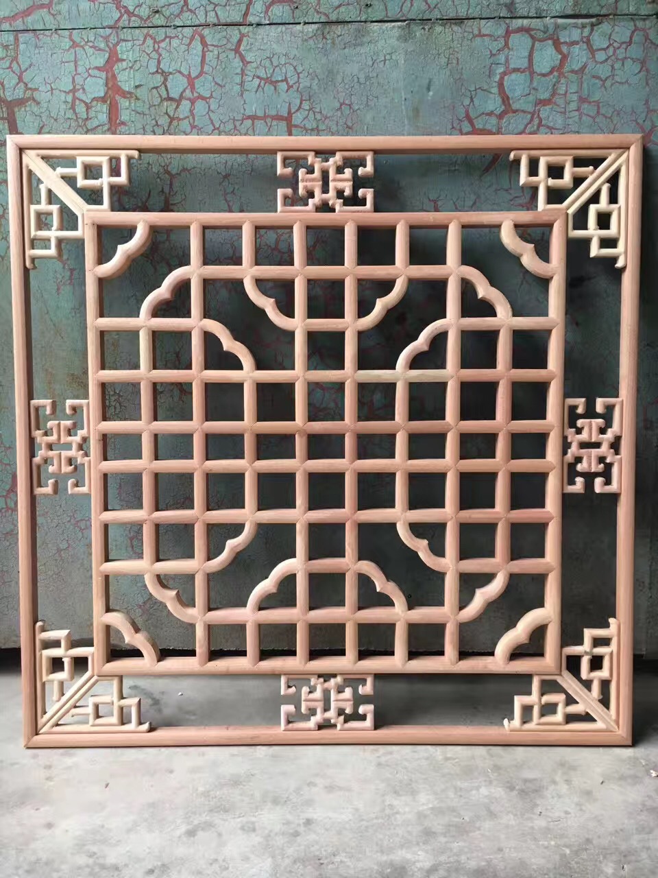 广州工厂供应新中式屏风花格 隔断仿古门窗 承接古建工程装修