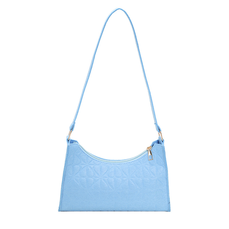 Spring Fashion High-Grade Diamond Embossed Underarm Bag Women Bags2023 Simple Casual Portable Shoulder Bag