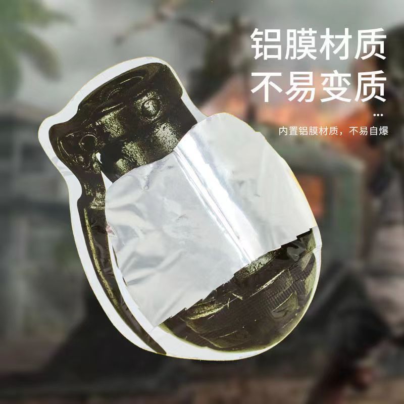 Simulation Self-Explosion Grenade Bullet Decompression Toy No Harm Trick Friends Prank Birthday Party Gift