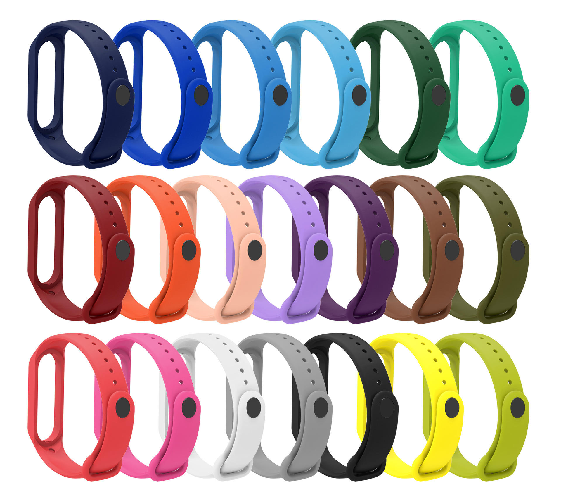 适用小米手环7胶表带xiaomi mi band7运动腕带米7nfc官方同款表带